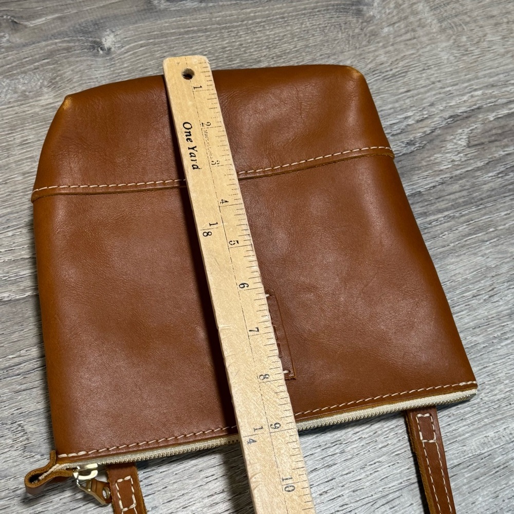 Portland Leather Festival Bag Crossbody Nutmeg - Picture 10 of 12